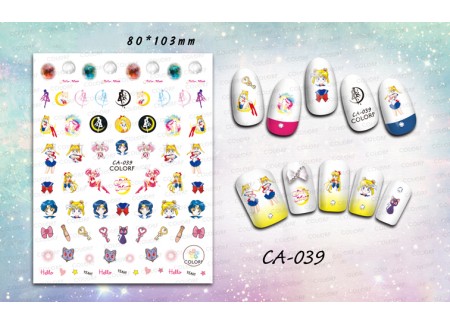 3D Nail Stickers - CA-039 3D Nail Stickers - CA-039